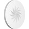 Ekena Millwork Standard Grayson Spiral Rosette With Square Edge, 7"W x 7"H x 1/2"P ROSP070X070X050GRY12 - alternate 1